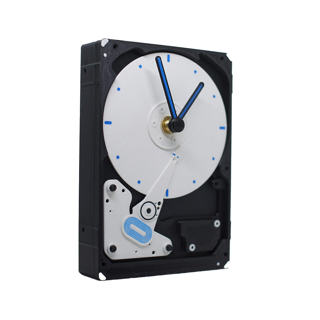 Hard Drive Clock – Upcycled Tech Art