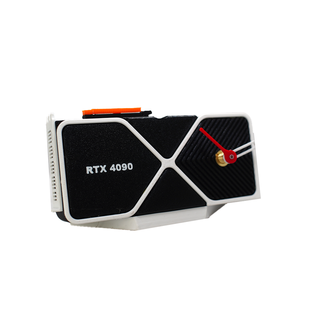 RTX 4090 Graphics Card Inspired Mini Clock