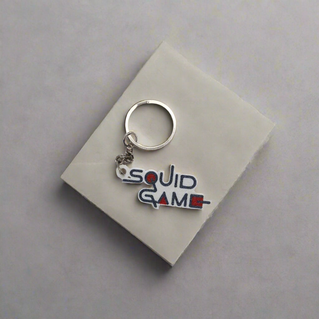 Squid Game Logo Keychain for Fans
