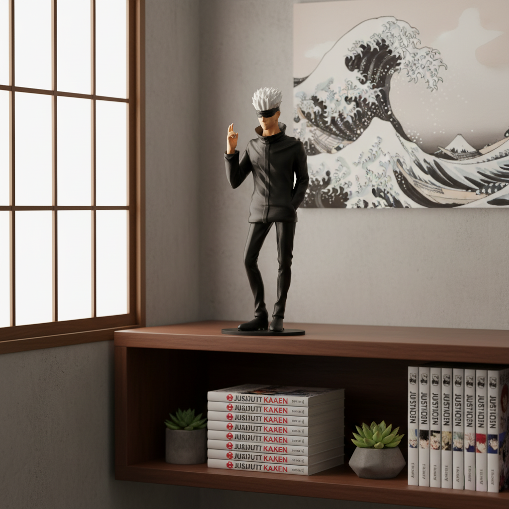 Hand-Painted Satoru Gojo 3D-Printed Model