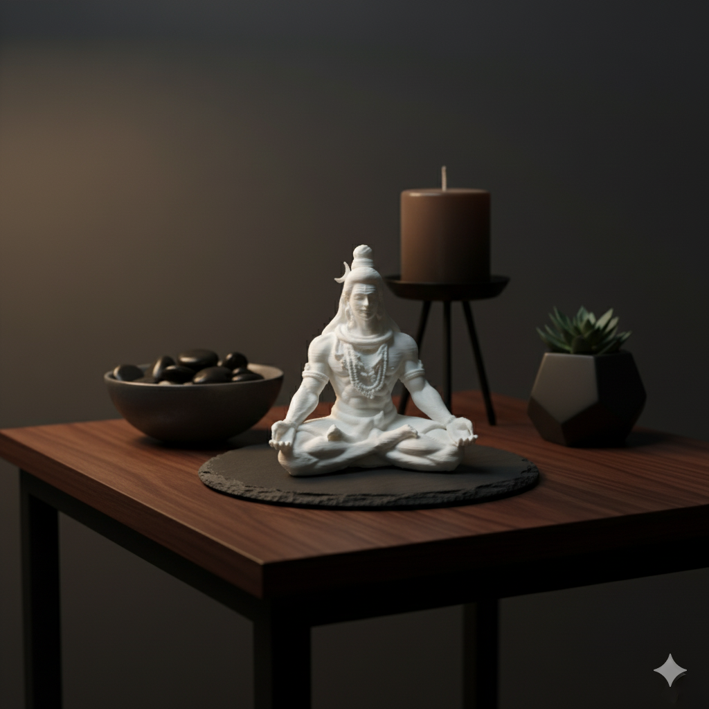 Meditating Lord Shiva Statue – Biodegradable PLA