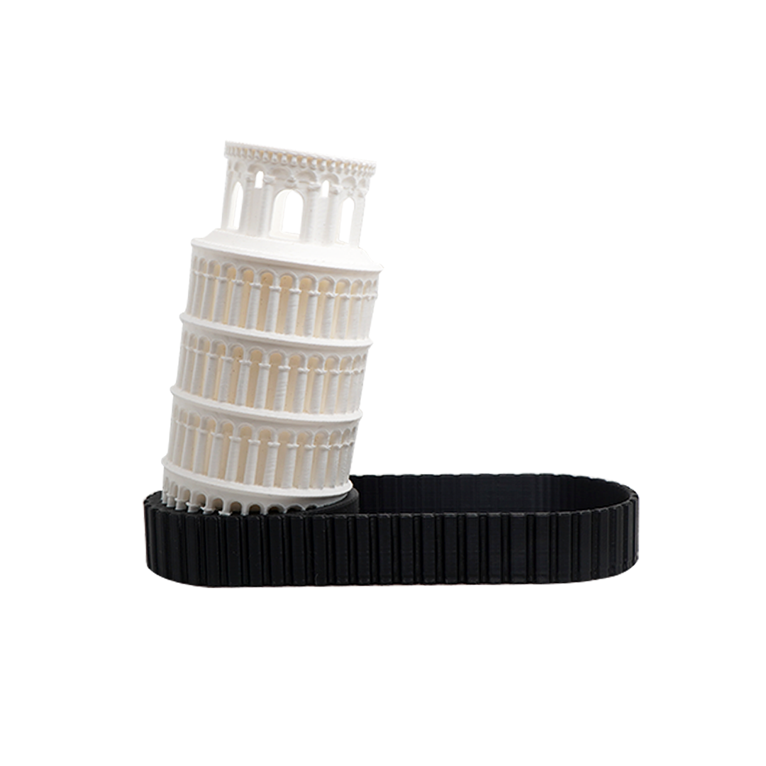 Leaning Tower Pen Holder for Desk Decor