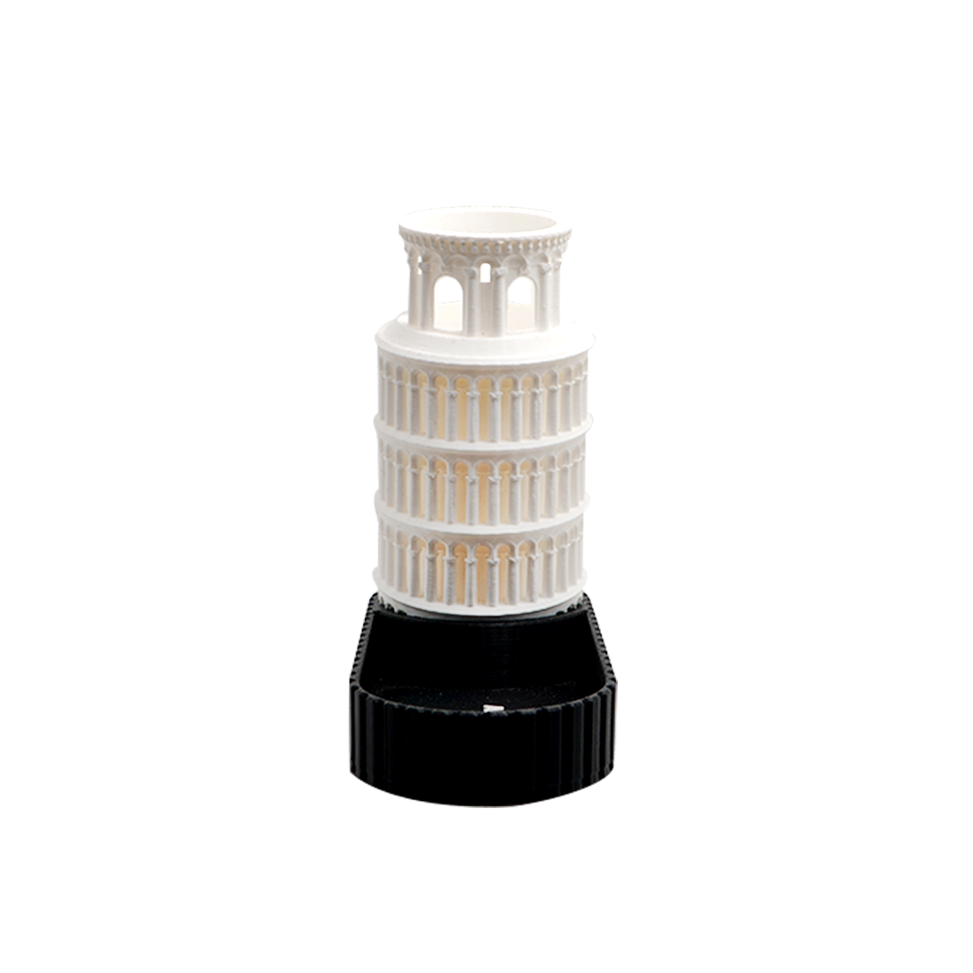 Leaning Tower Pen Holder for Desk Decor