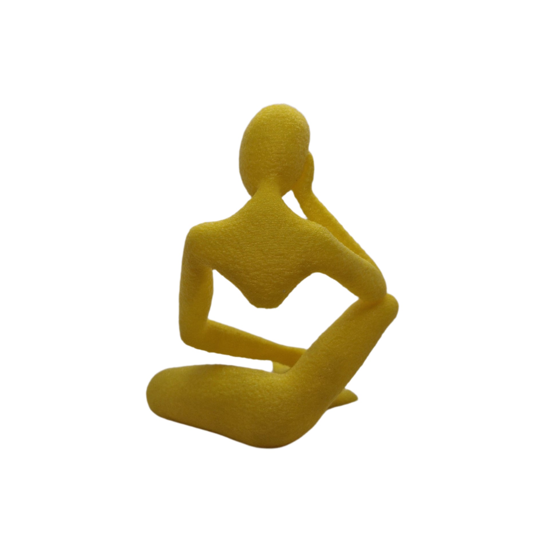 Minimalist Abstract Nothing Statue Decor (Yellow)