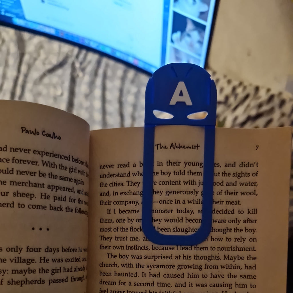 Marvel Superhero Bookmarks for Comic Book Fans (Combo of 4)
