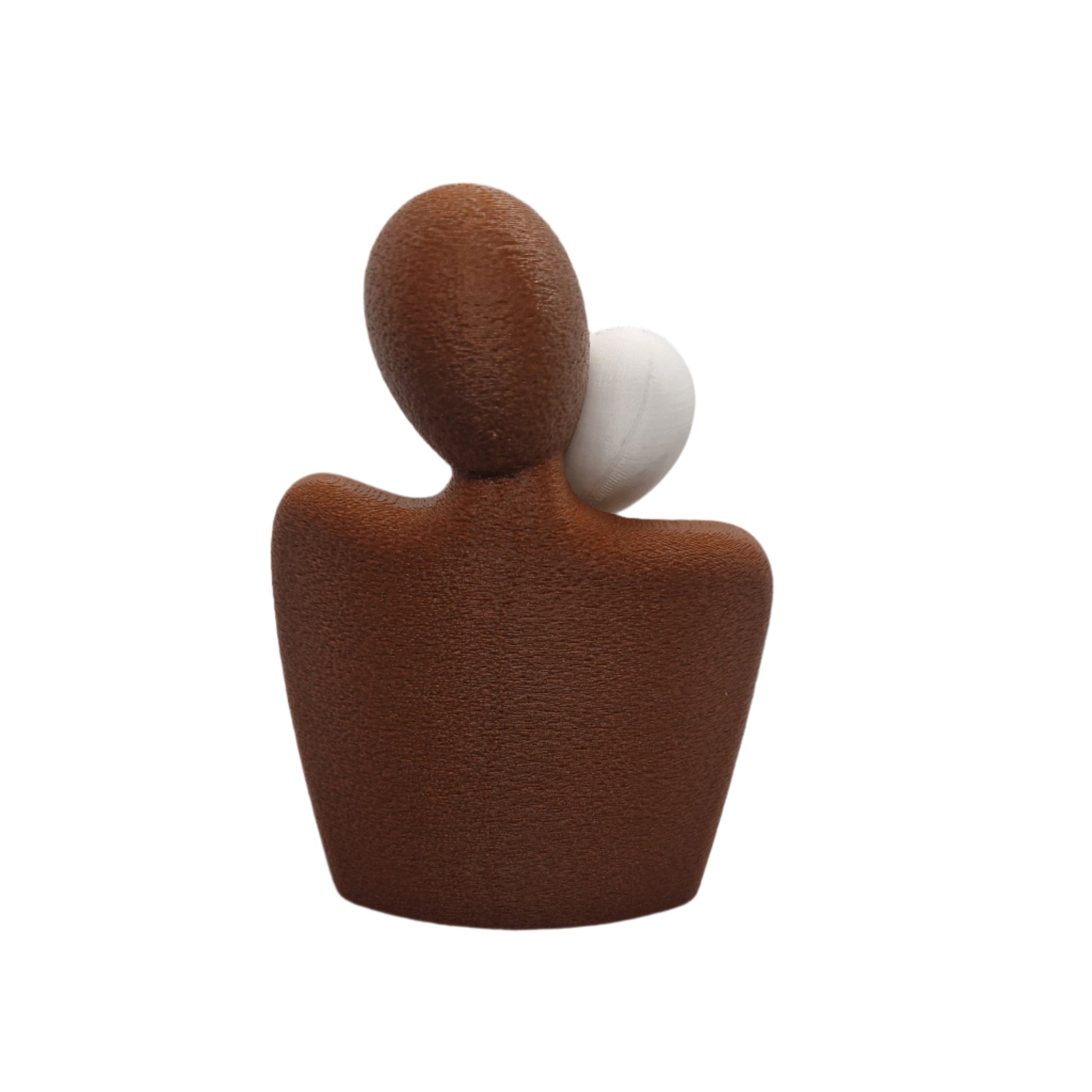 3D-Printed Embrace Love Sculpture – Valentine’s Day Special