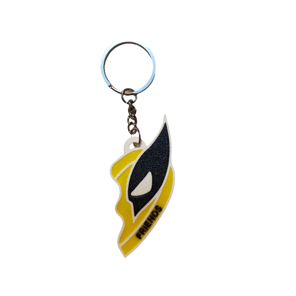 Best Friend Split Heart Matching Keychain Set