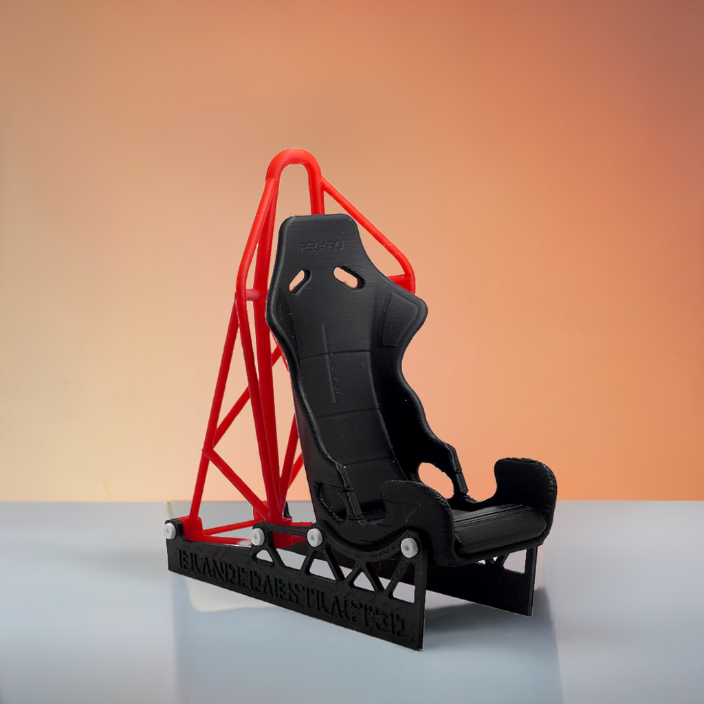 Racing Seat Inspired Phone Stand for Desk