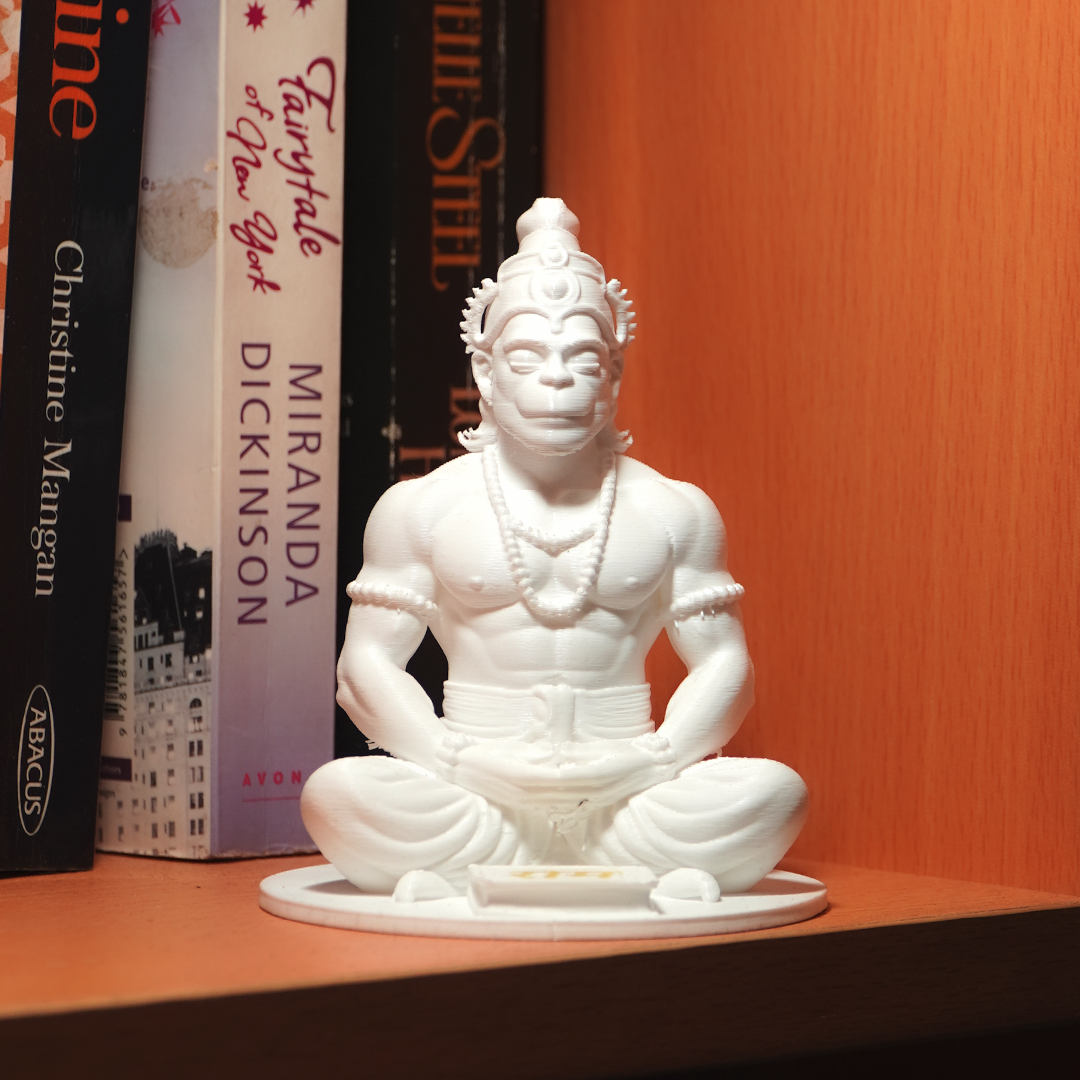 Meditating Hanuman – 3D Printed Idol