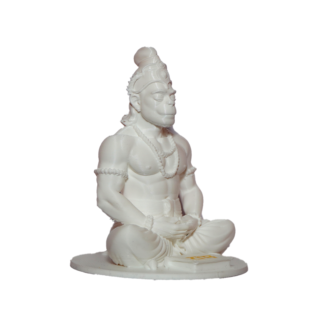 Meditating Hanuman – 3D Printed Idol