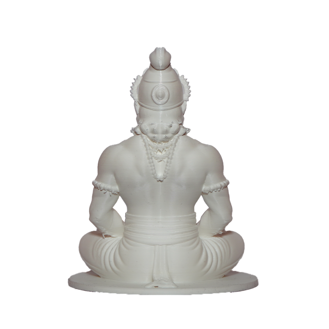 Meditating Hanuman – 3D Printed Idol