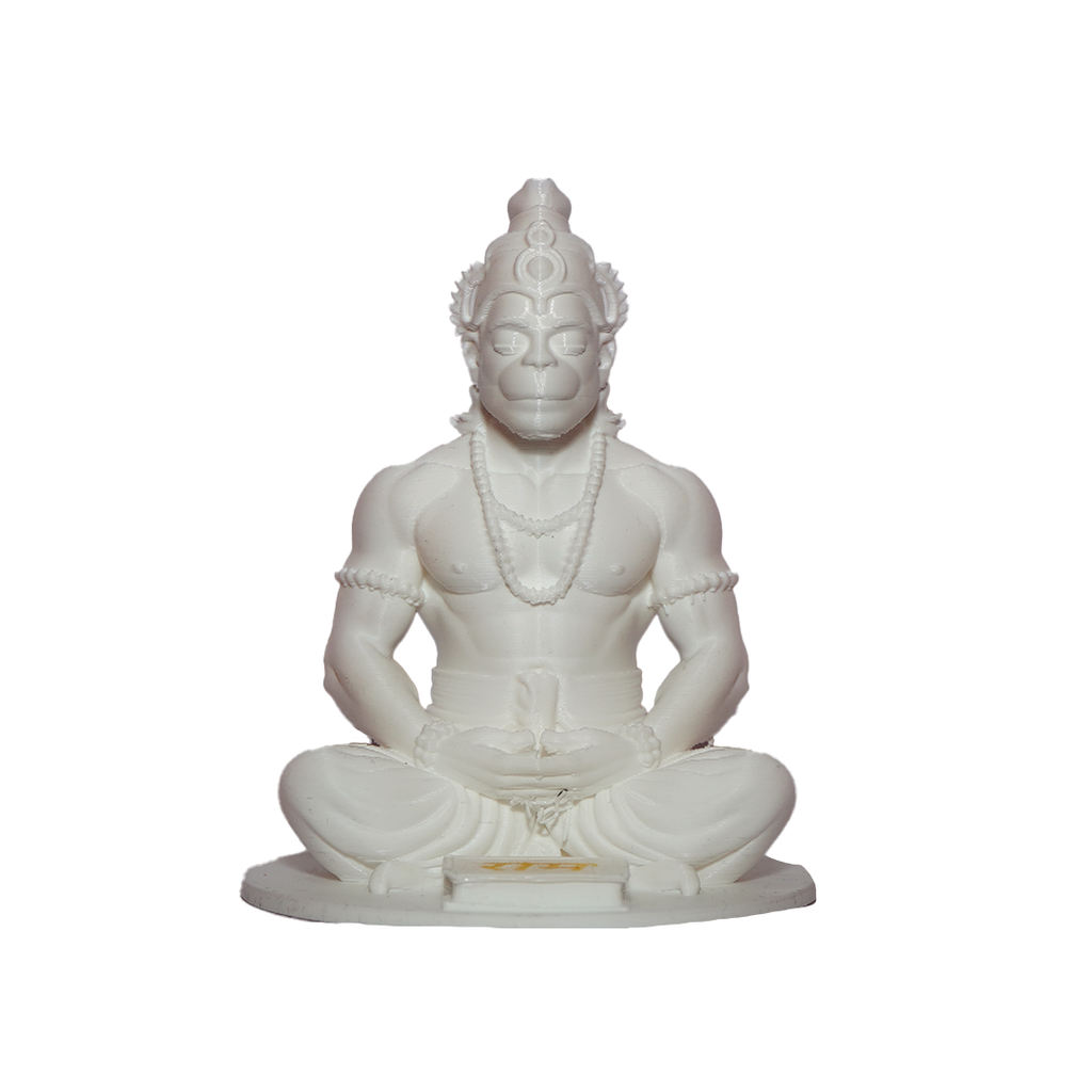 Meditating Hanuman – 3D Printed Idol