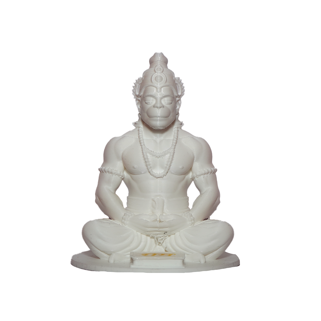 Meditating Hanuman – 3D Printed Idol