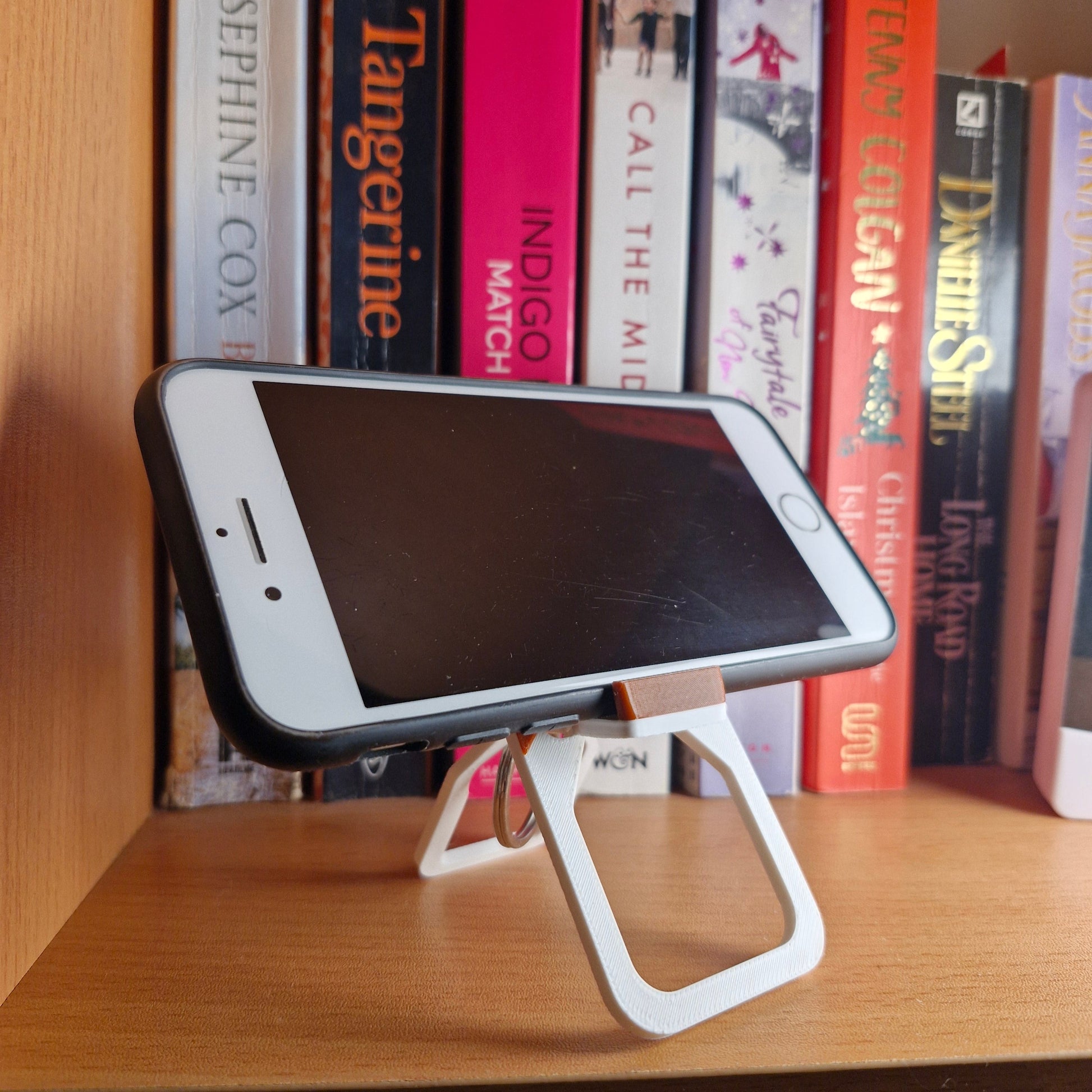Pocket Keychain with Built In Phone Stand