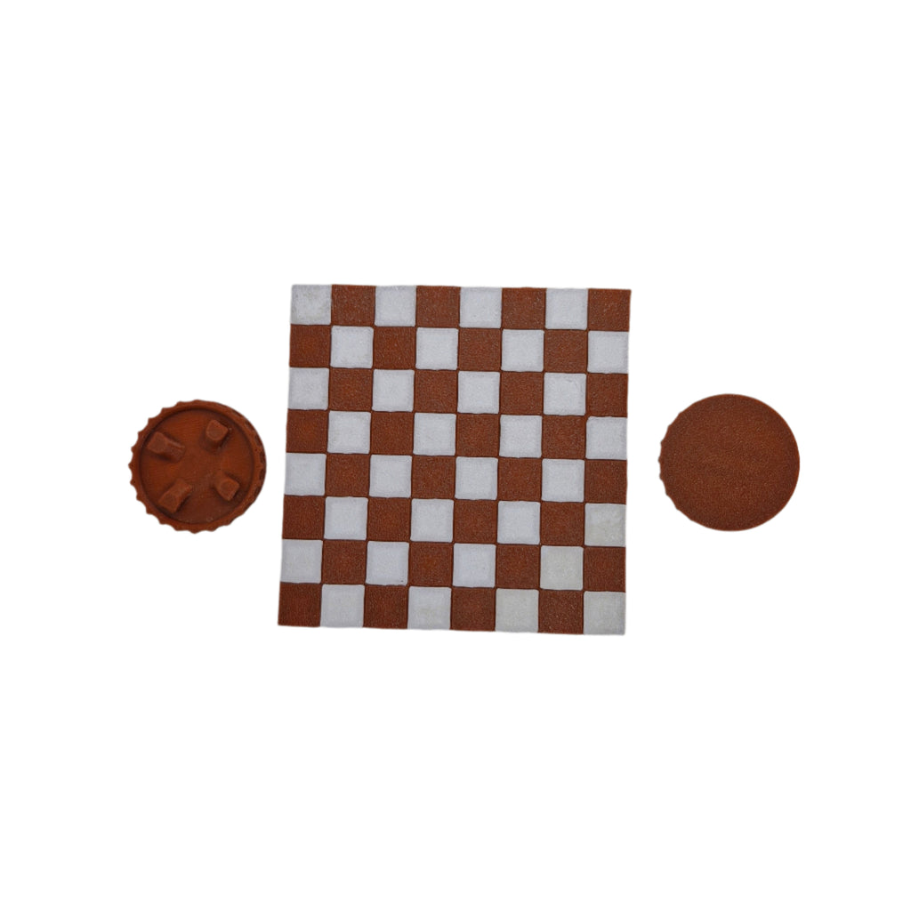 Portable Roll Up Chess Set with Storage