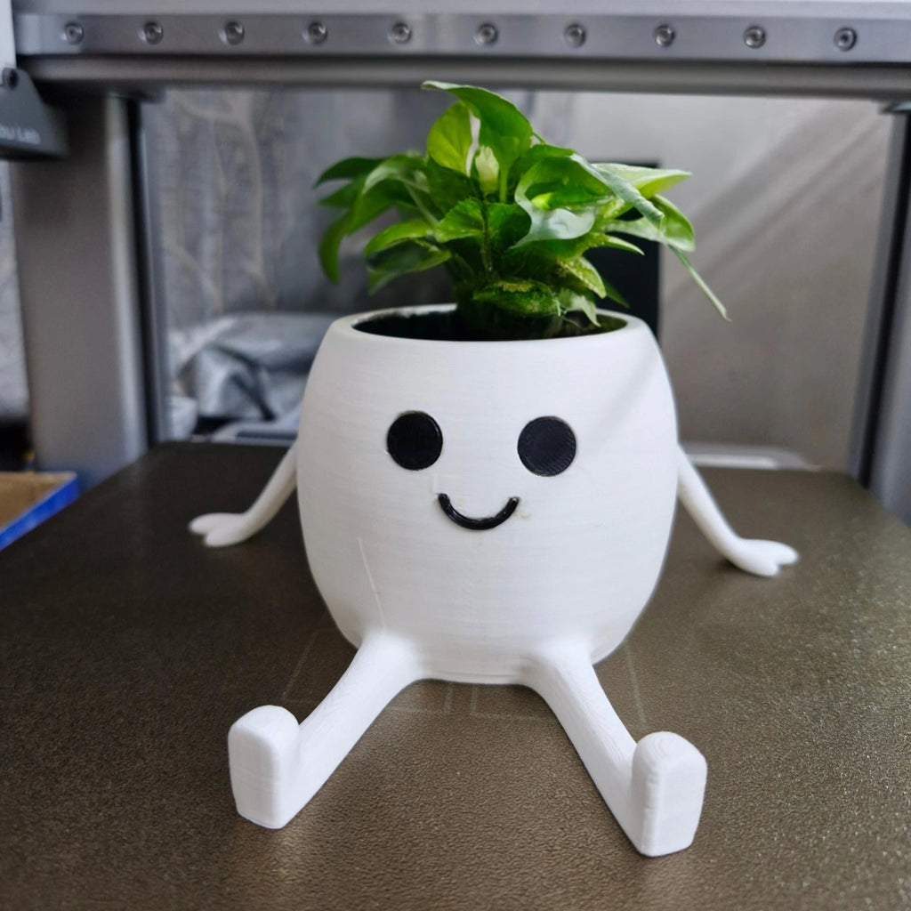 Happy Buddy Character Planter for Desks
